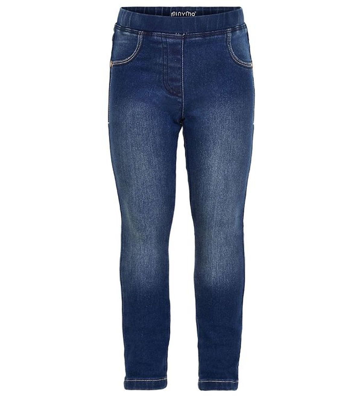 Minymo Jeggings - Stretch Slim Fit - Blå