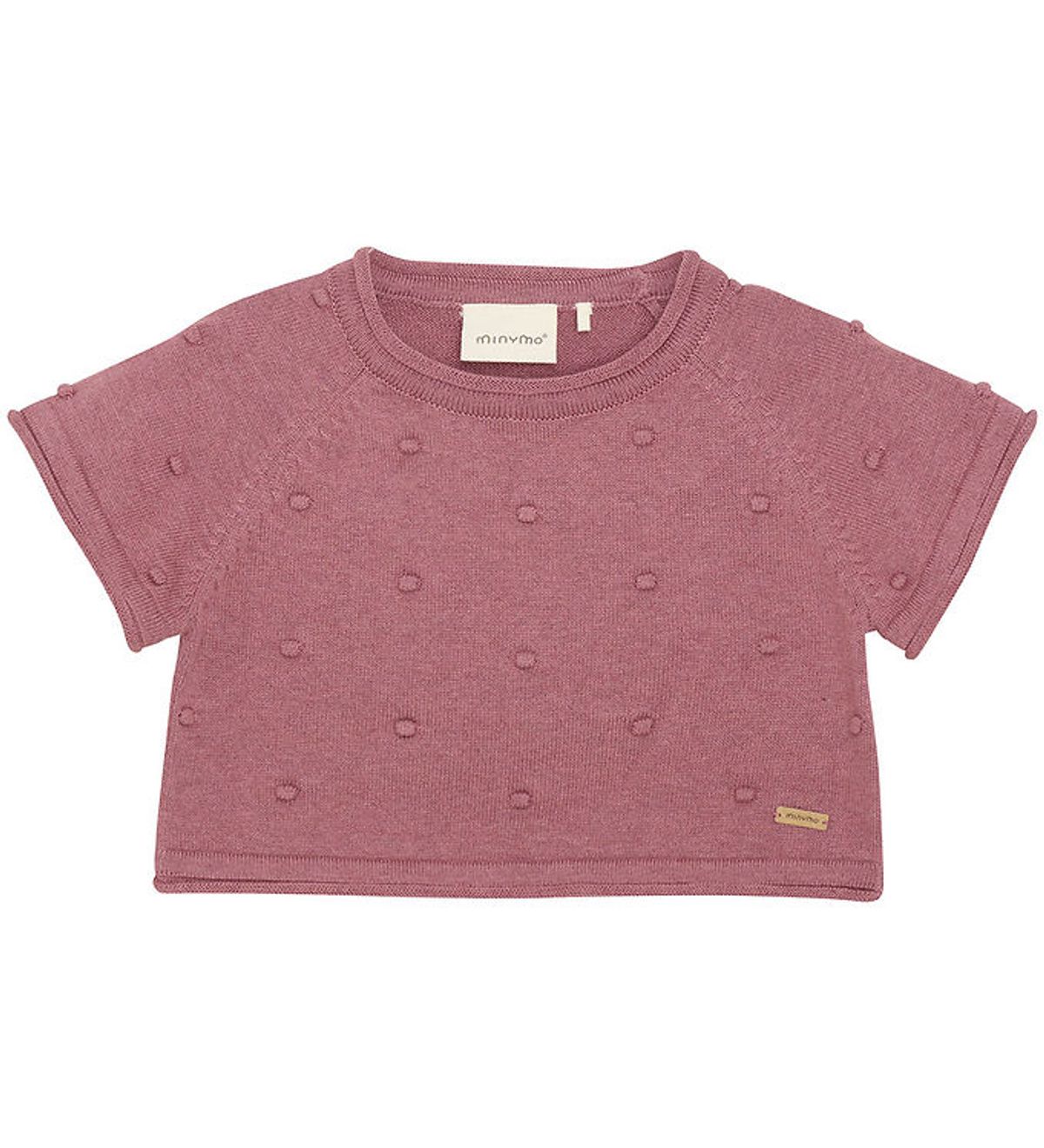 Minymo T-shirt - Strik - Deco Rose