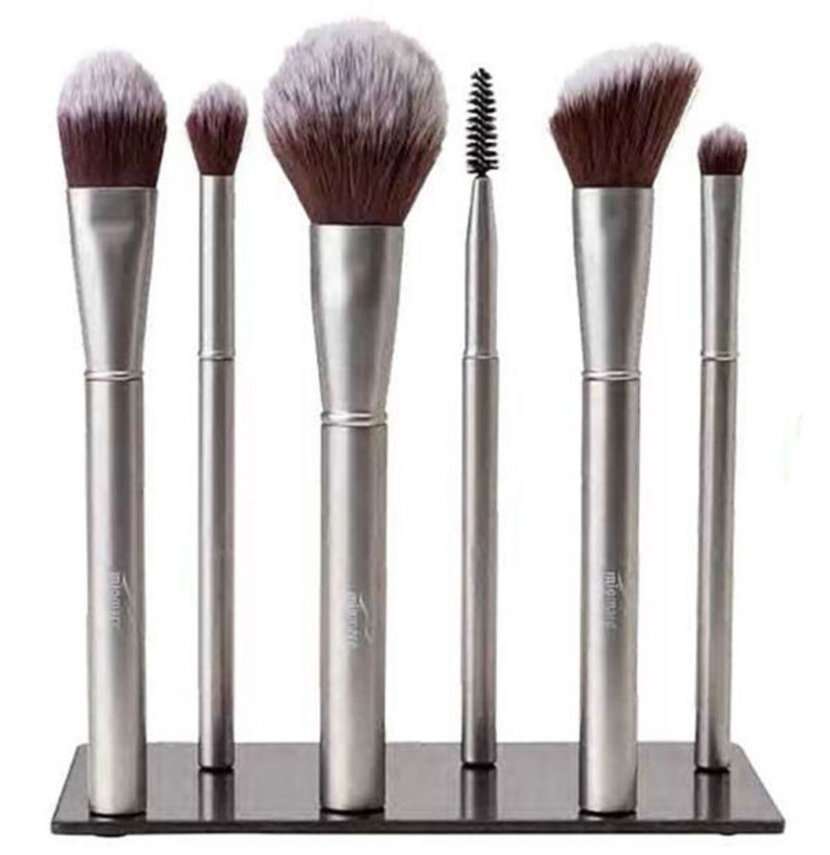 Miomare magnetic makeup brush set 6 stk. - 7 dele