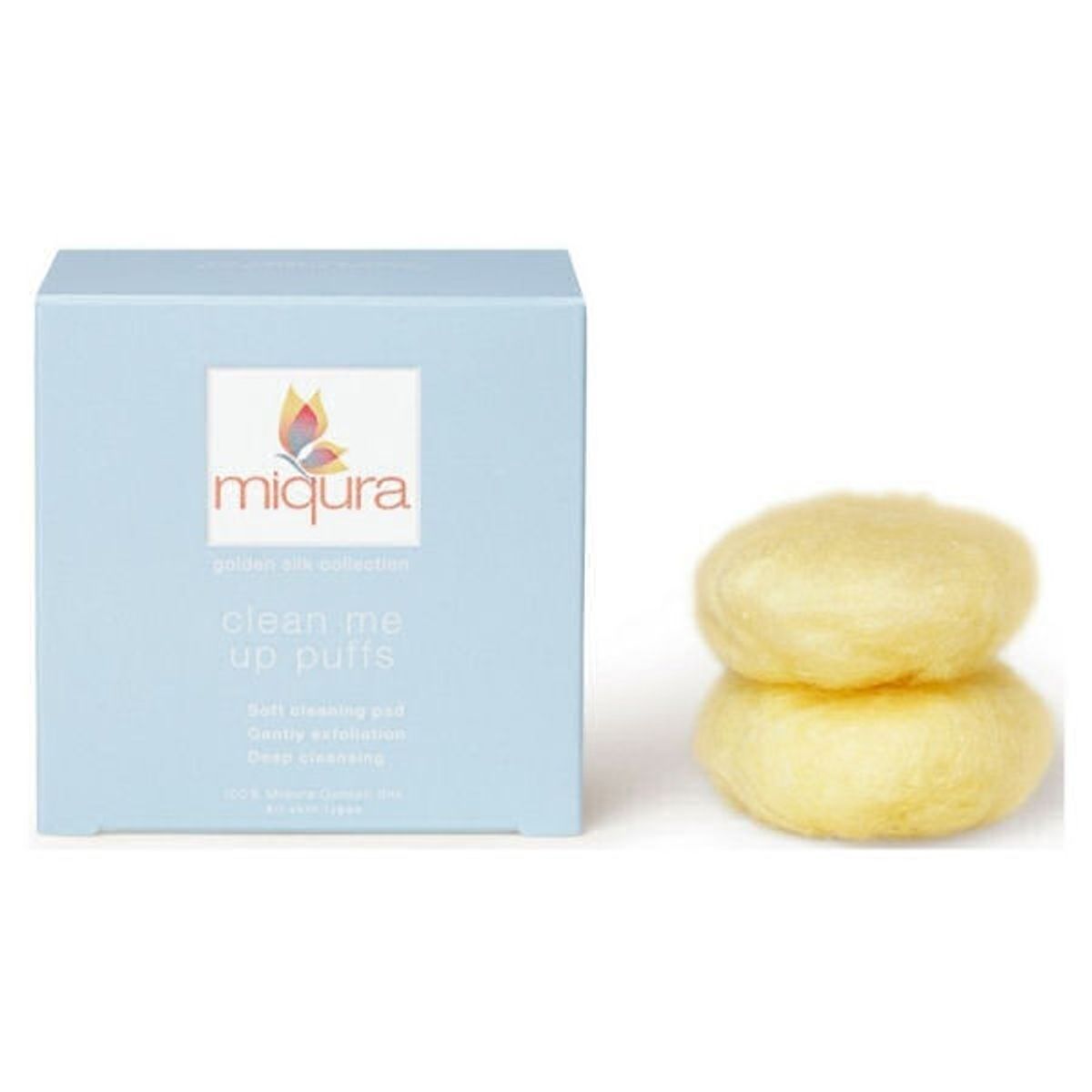 Miqura clean me up puffs soft cleansing pads 4 stk