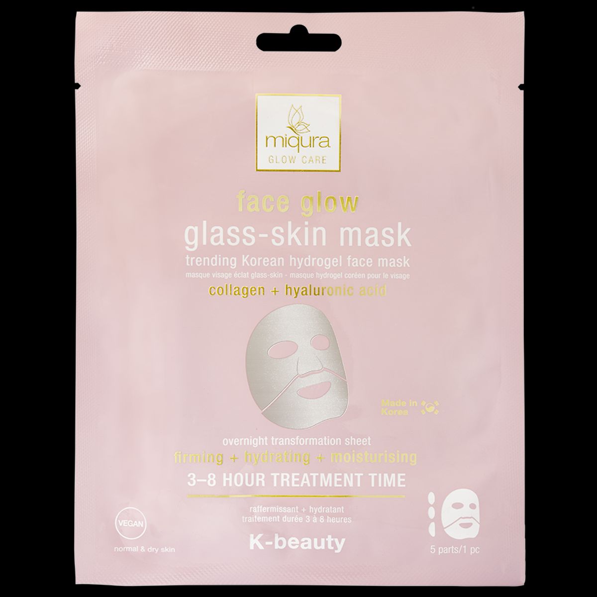 Miqura glass-skin mask