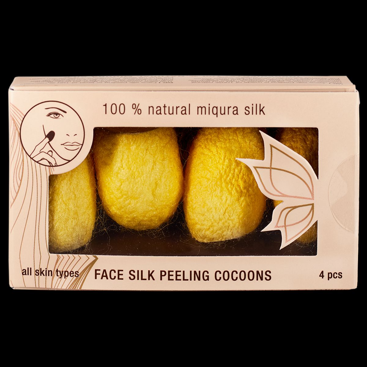 Miqura Silk Peeling Cocoons - 4 pcs