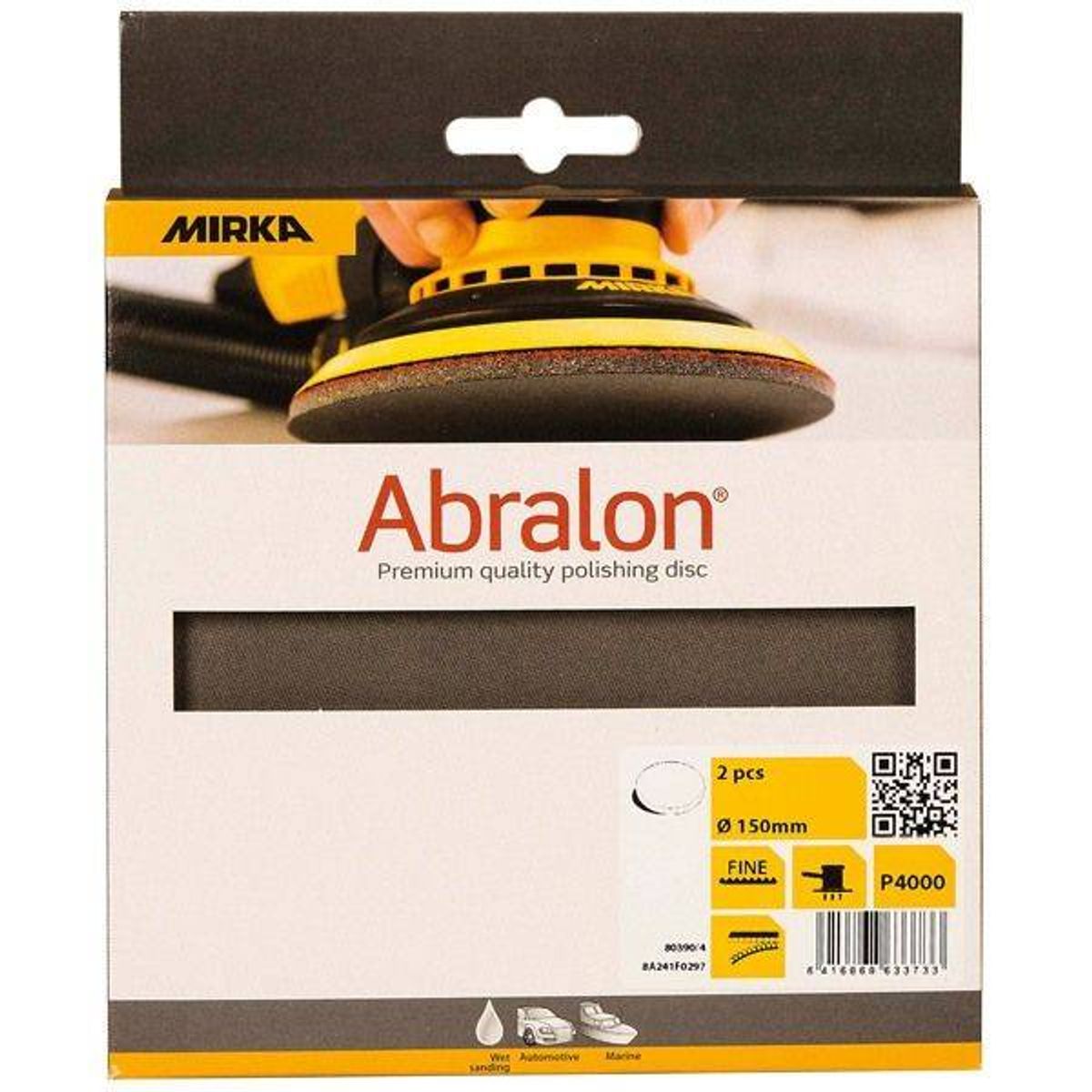 Mirka abralon Ø150mm p1000 - 2stk - 1679011