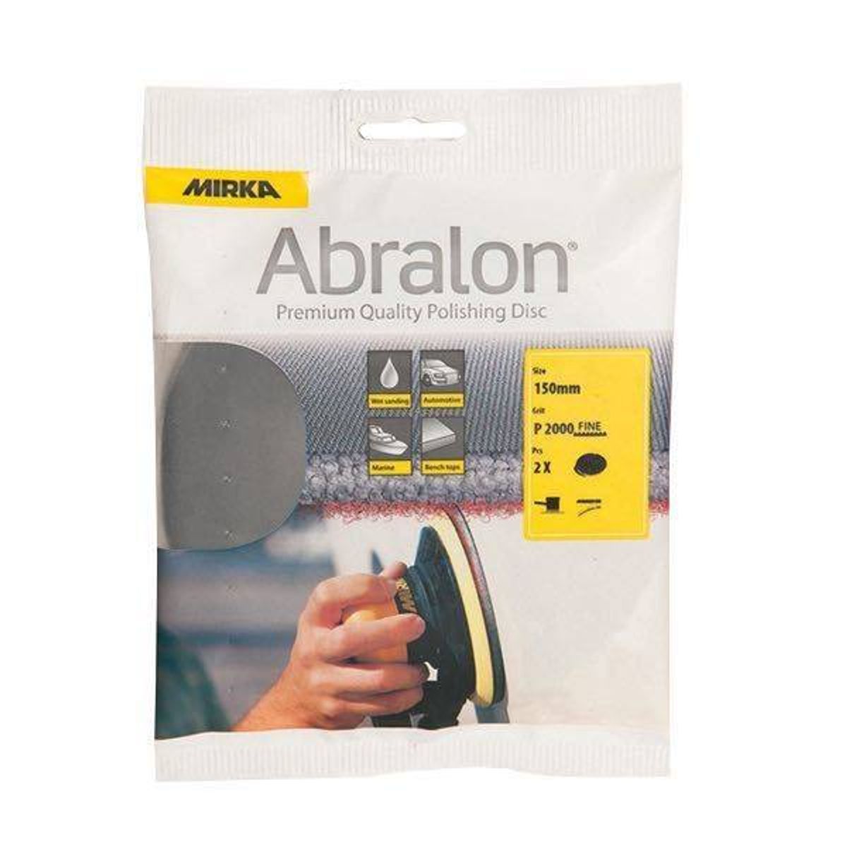 Mirka abralon Ø150mm p2000 - 2stk - 1679012