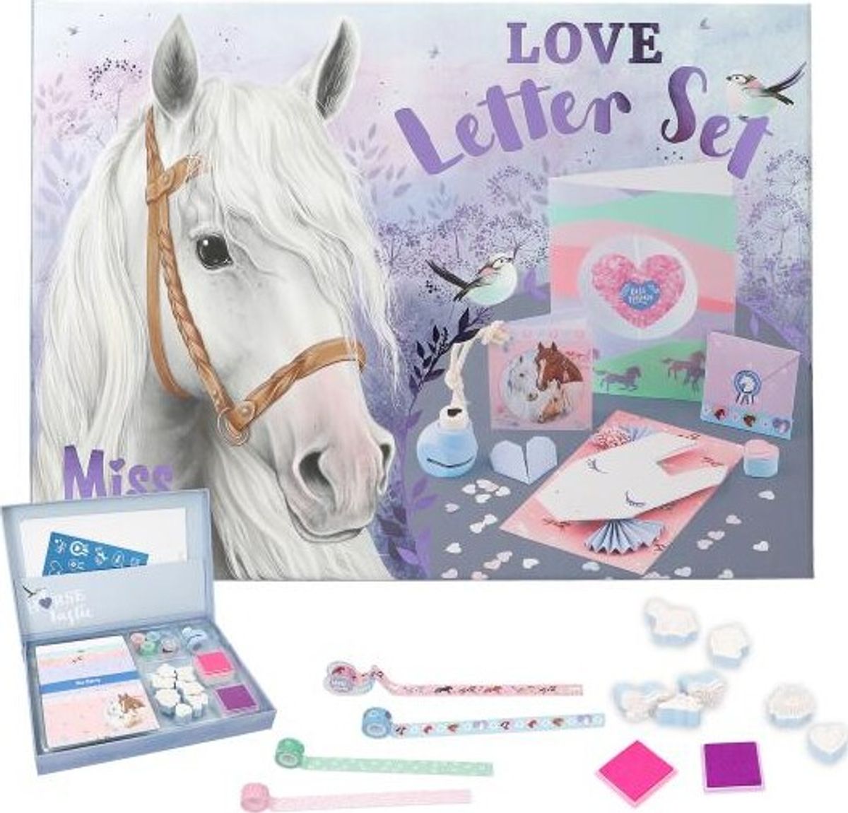 Miss Melody - Love Letter Set - Brevpapir Sæt Til Børn