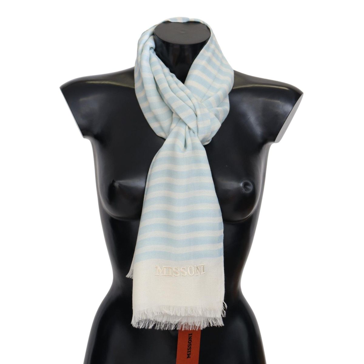 Missoni Elegant Cashmere Scarf with Linear Design