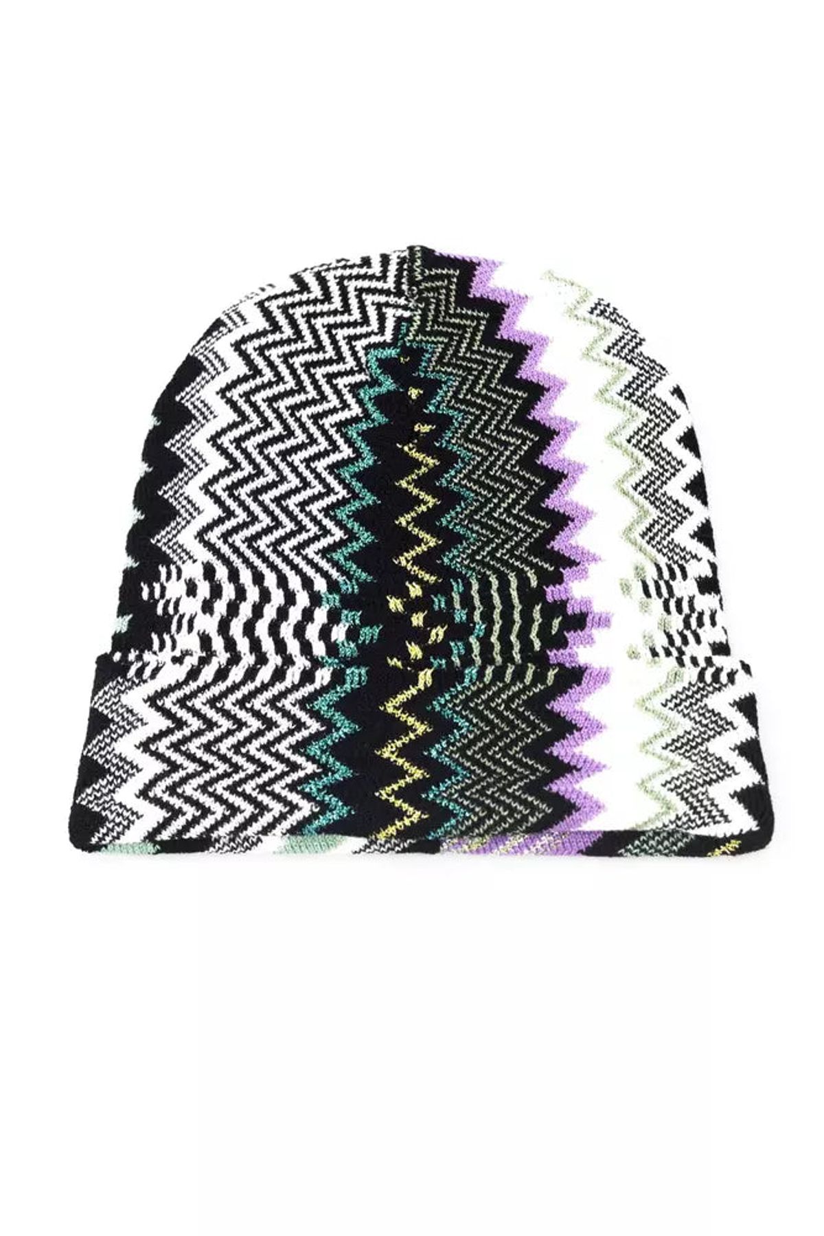 Missoni Geometric Fantasy Multicolor Wool Blend Hat