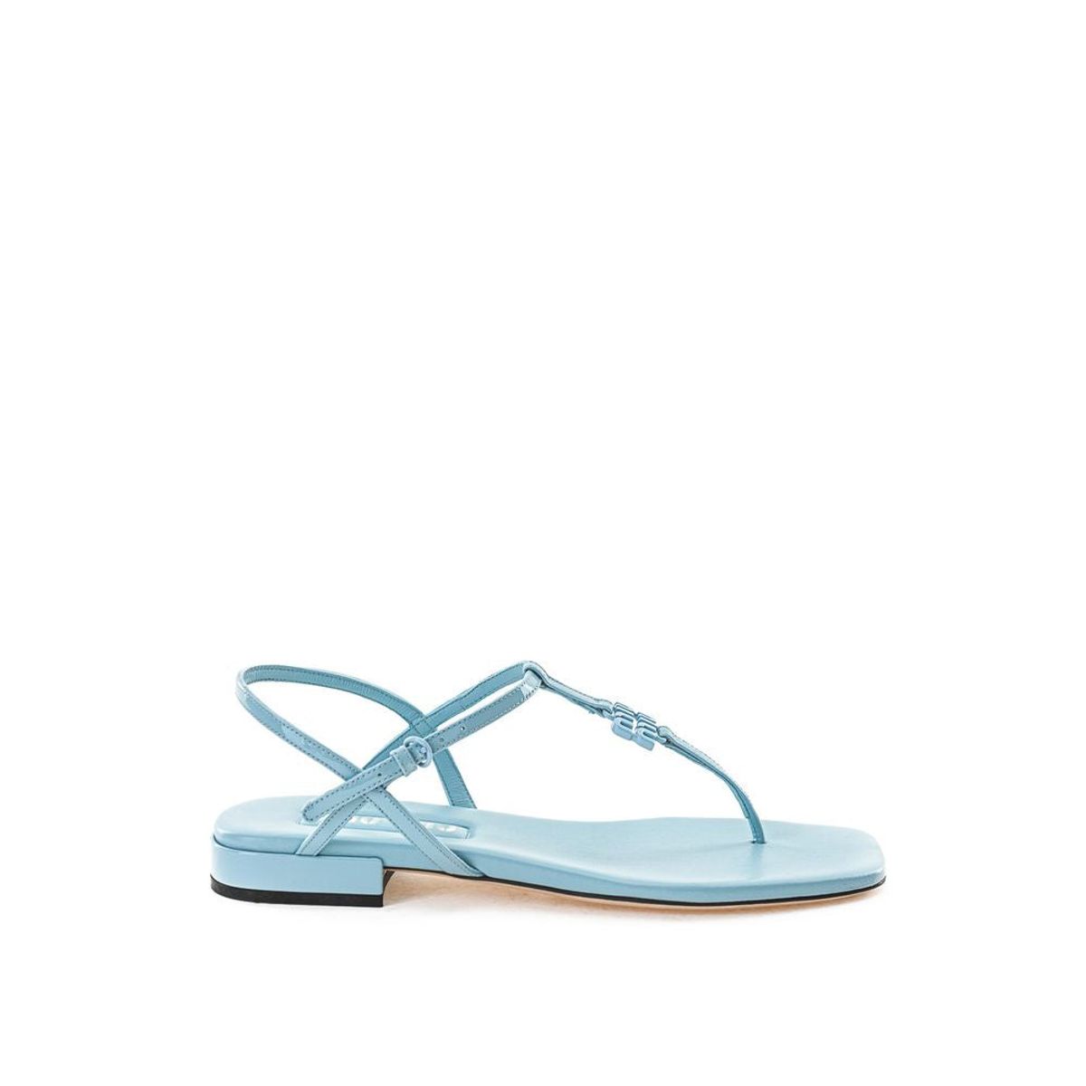 Miu Miu Light Blue Vernice Sandaler