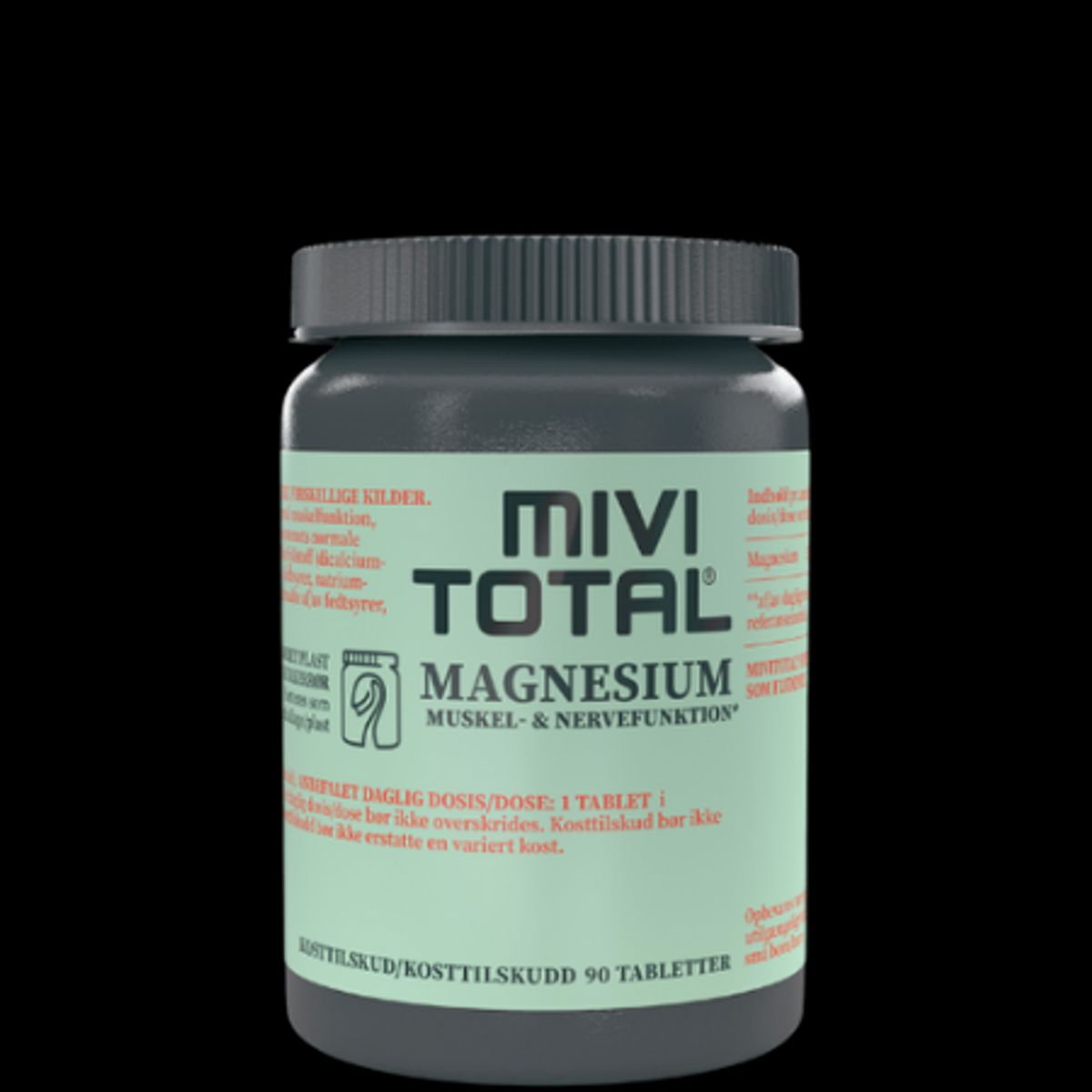 Mivi Total Magnesium - 90 Tabletter