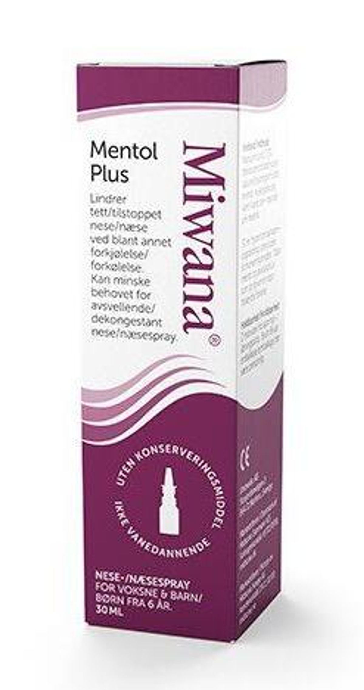 Miwana Næsespray Mentol, 30ml.