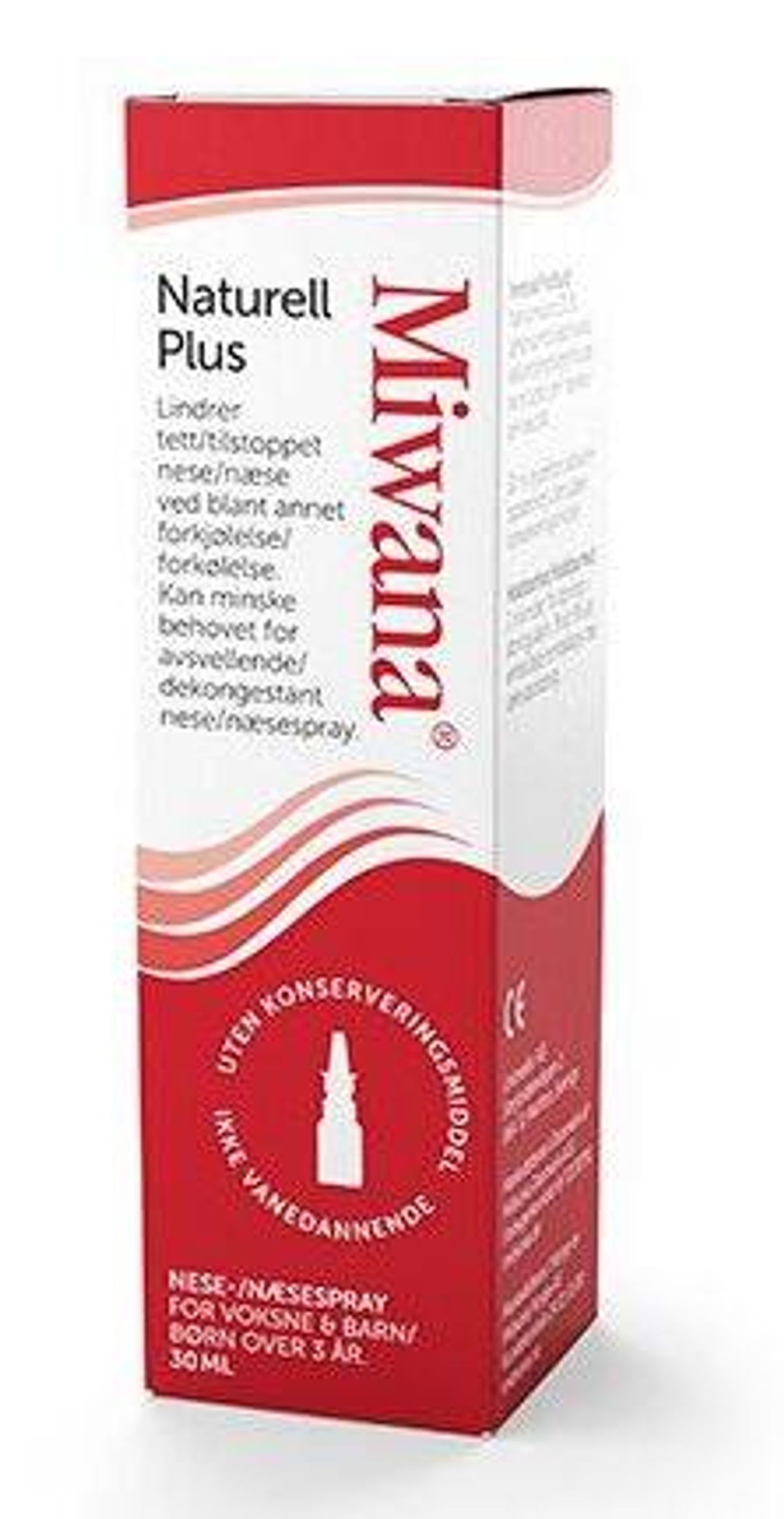 Miwana Næsespray Mentol Plus, 30ml.