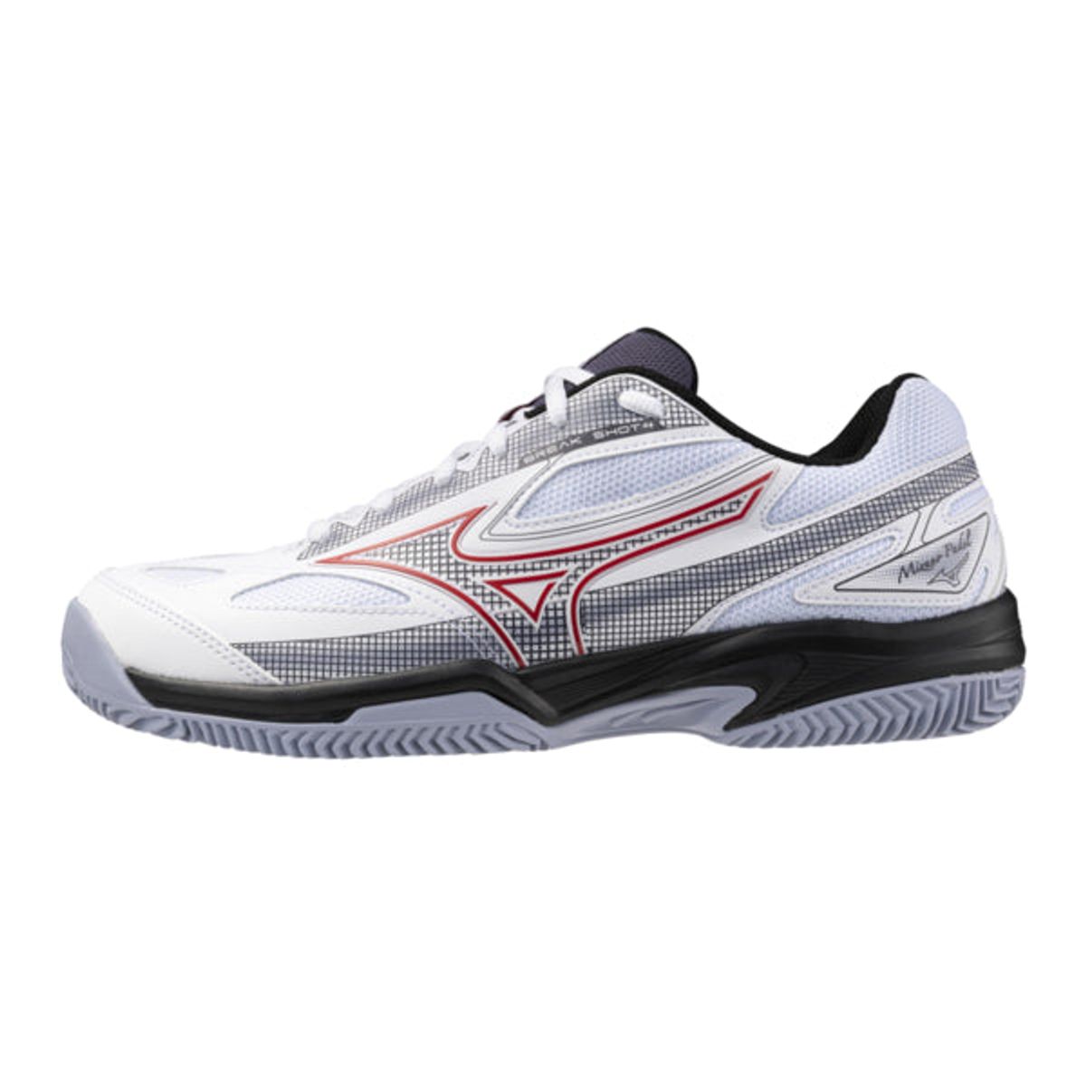 Mizuno Break Shot 4 Padel (White/Salsa/Aleutian) - 40