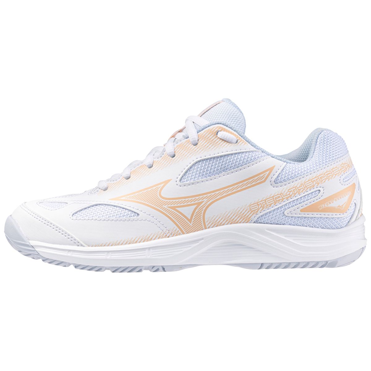 Mizuno Stealth Star 2 Junior White/Peach Parfait