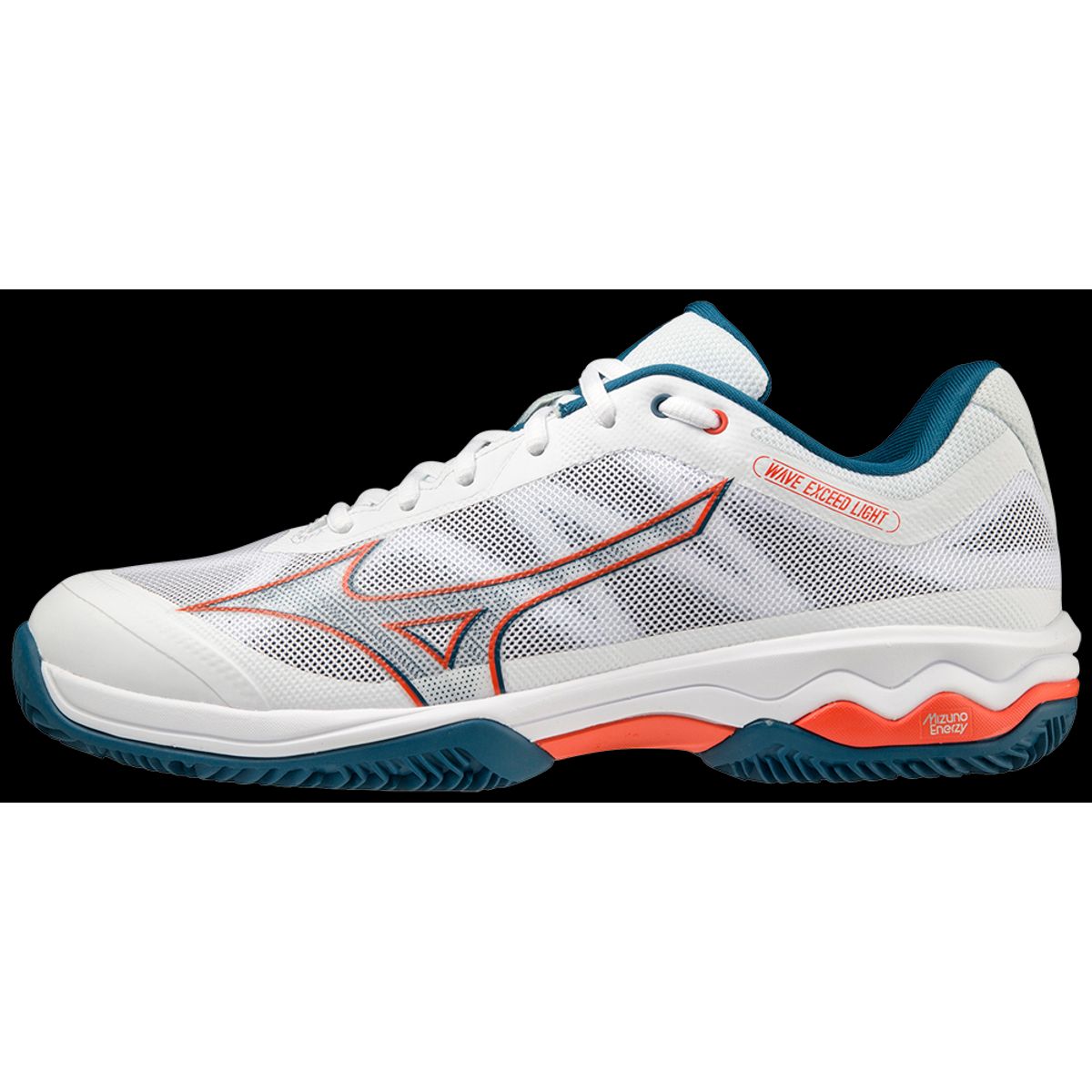 Mizuno Wave Exceed Light CC (Mens, Hvid/Orange) - 40.5