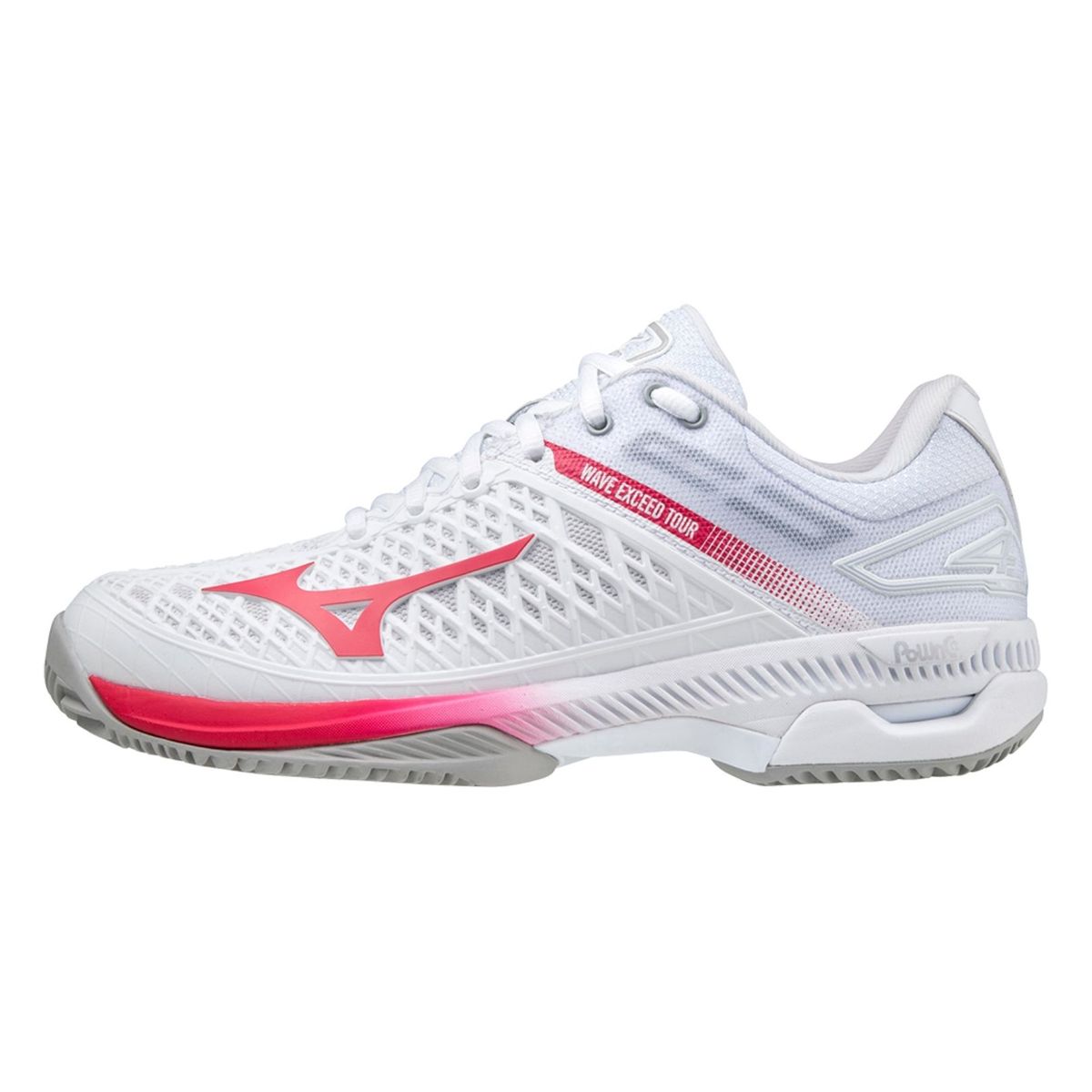 Mizuno Wave Exceed Tour 4 Dame White/Rose Red