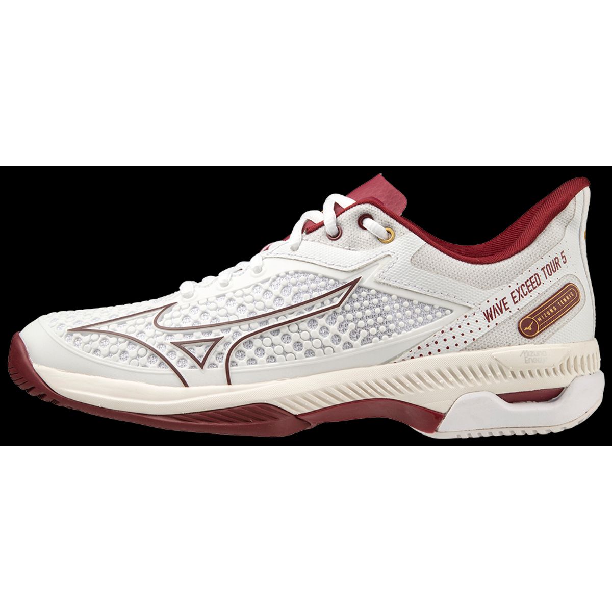 Mizuno Wave Exceed Tour 5 AC Women (White/Cabernet/Papyrus) - 39