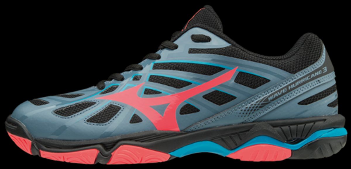 Mizuno Wave Hurricane 3 (Grå/Pink) - 37