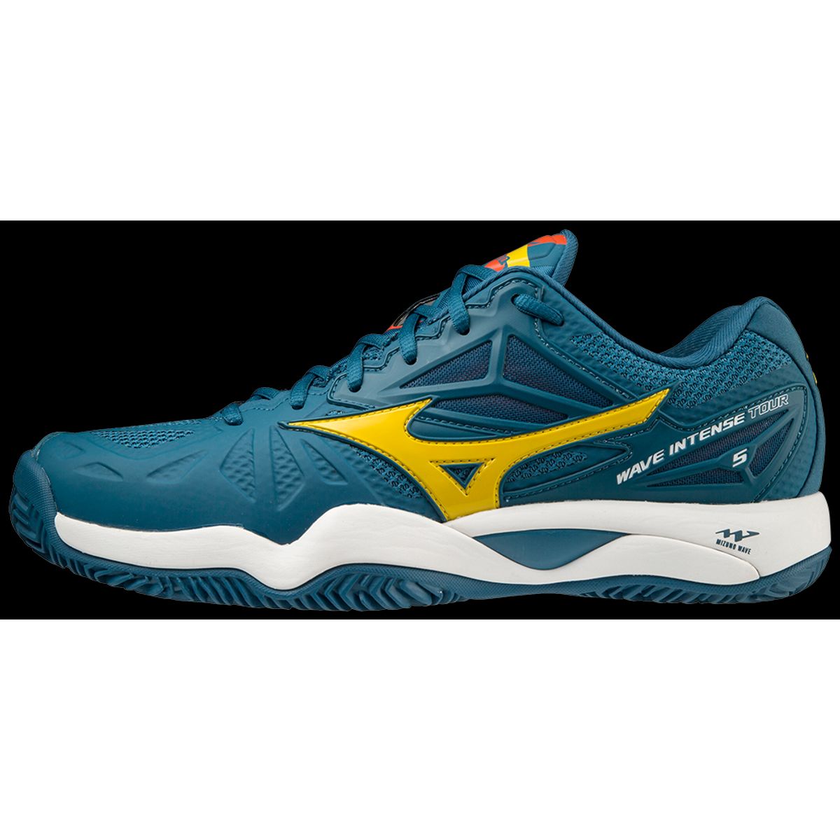 Mizuno Wave Intense Tour 5 CC (Mens, Petroleum Grøn) - 44