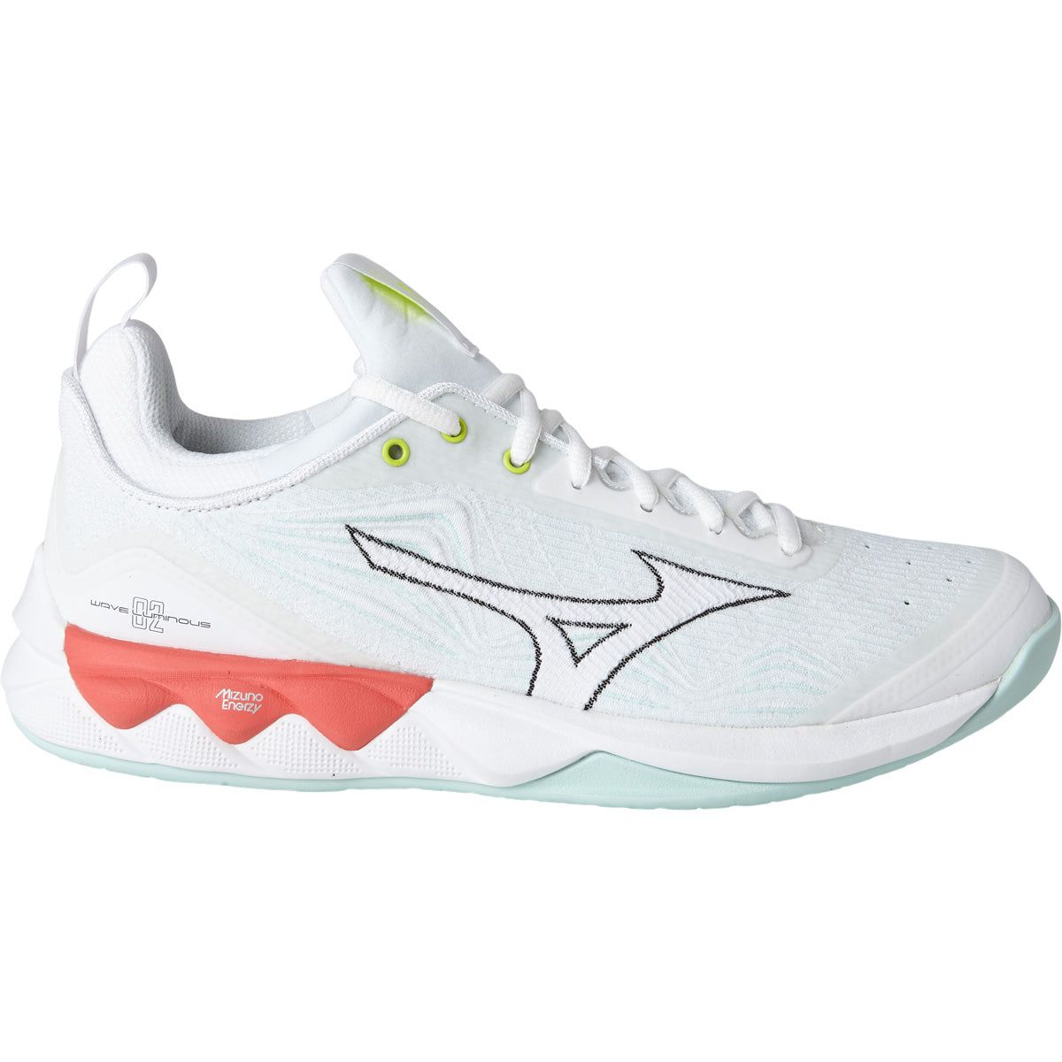 Mizuno Wave Luminous 2 (Womens, Hvid/Lyseblå) - 41