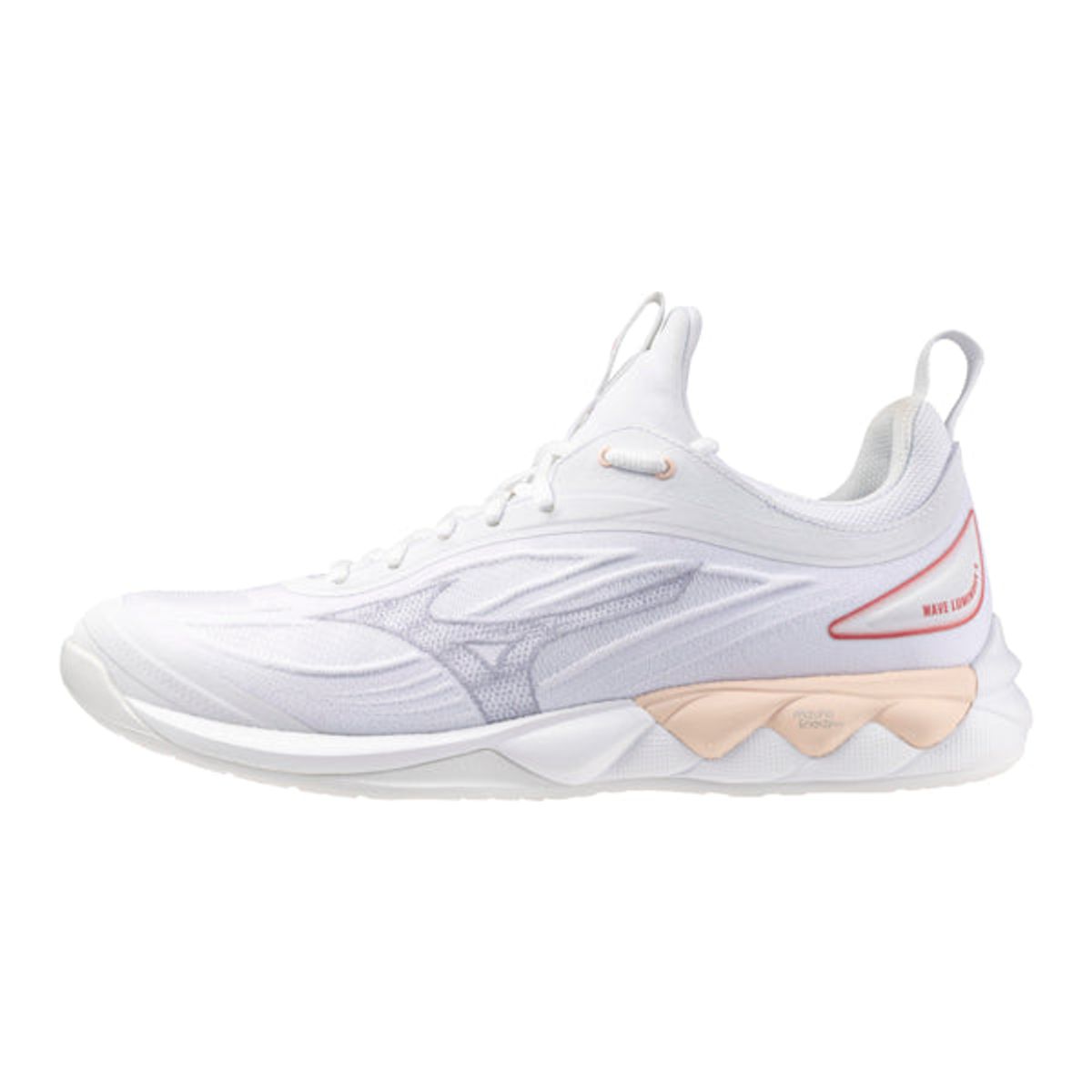 Mizuno Wave Luminous 3 Women Squashsko (White/Aleutian/Cloud Pink) - 38,5