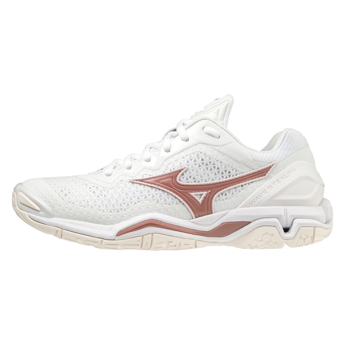 Mizuno Wave Stealth V Women White/Rose