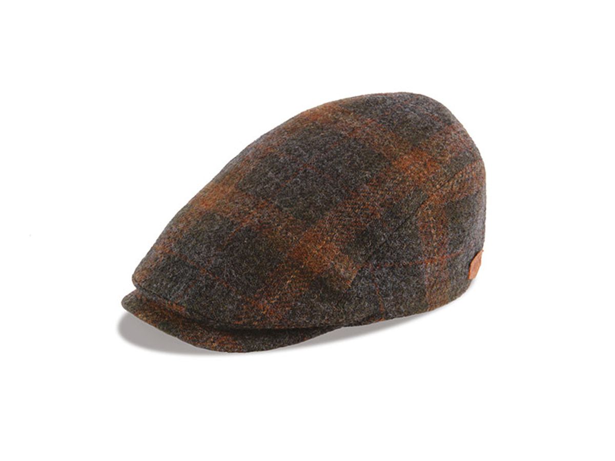 MJM Bang Wool sixpence Green Check - Large