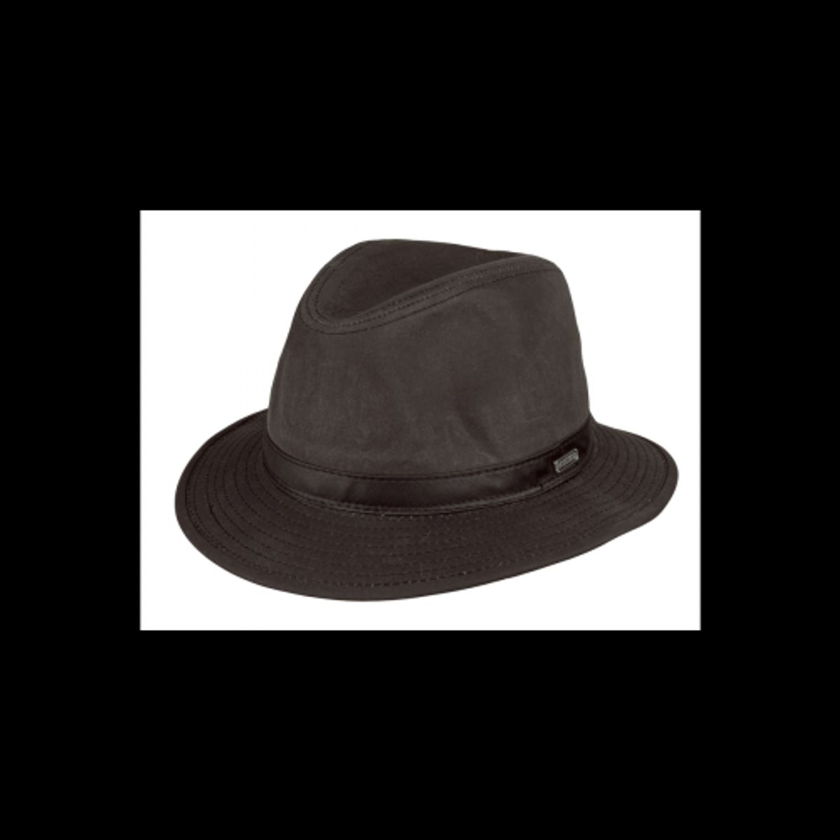 MJM Zach EL Oilskin Hat Brun