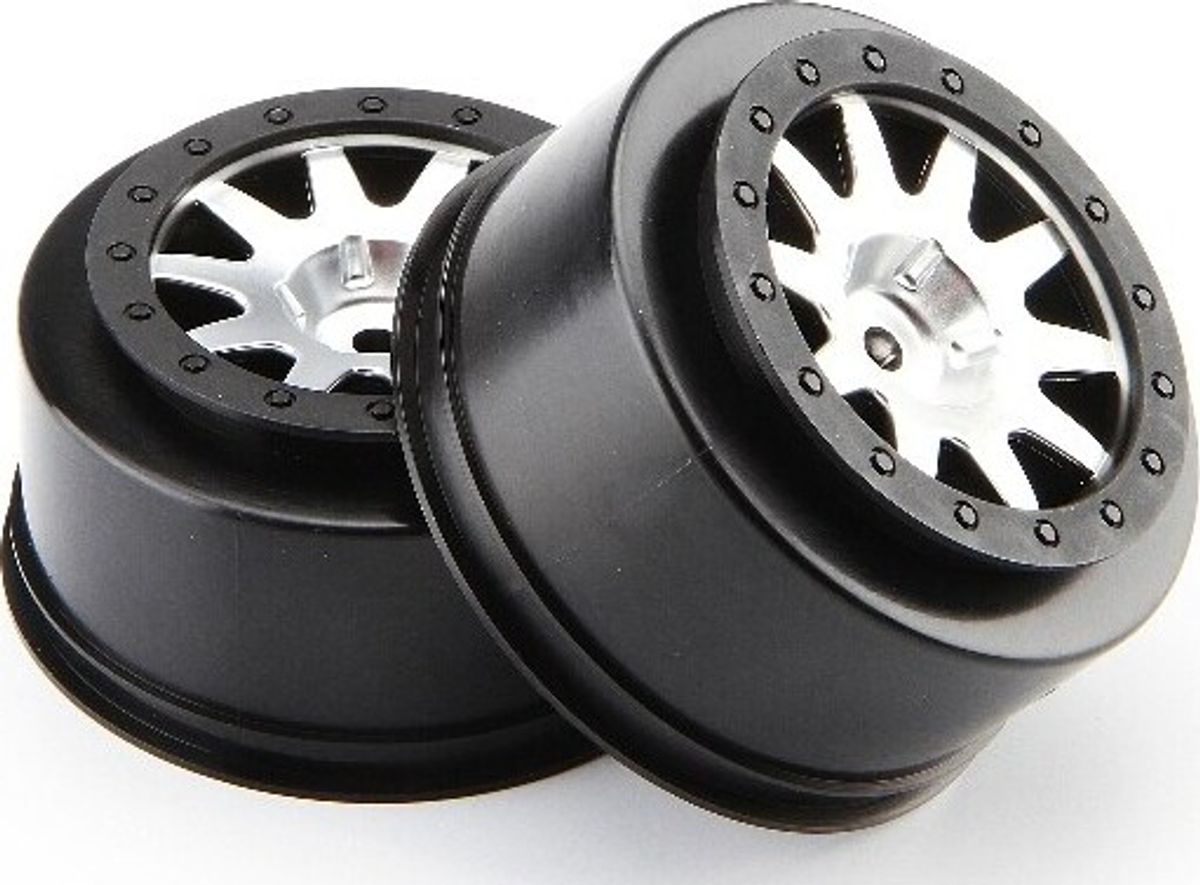 Mk.10 V2 Wheel Matt Chrome (4.5mm Offset/2pcs) - Hp106200 - Hpi Racing