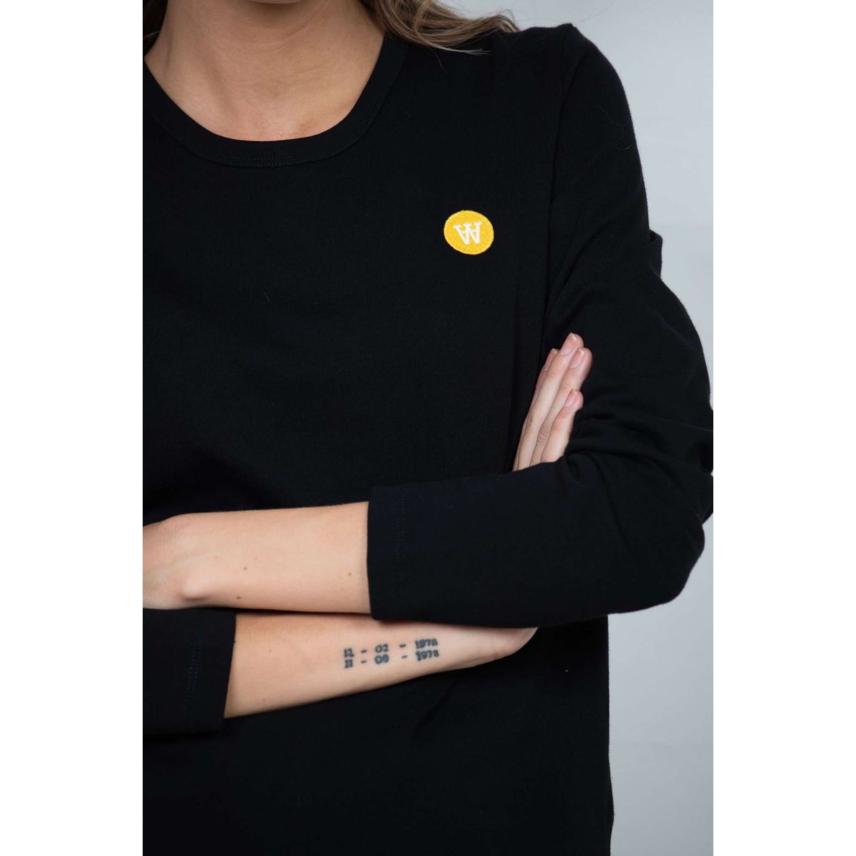 Moa Long Sleeve - Black - Wood Wood - Sort S