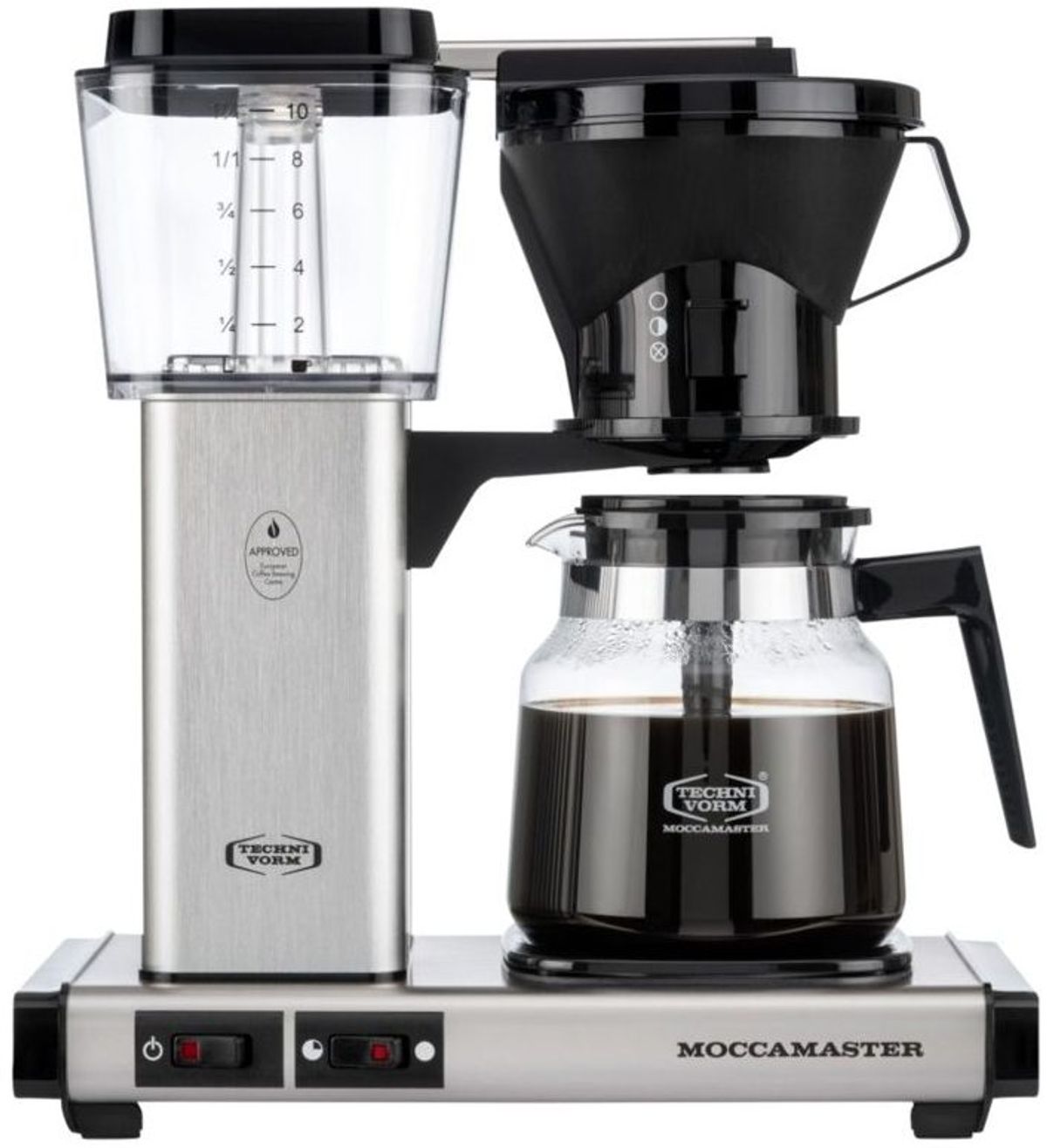 Moccamaster Kaffemaskine Manual Brushed Steel