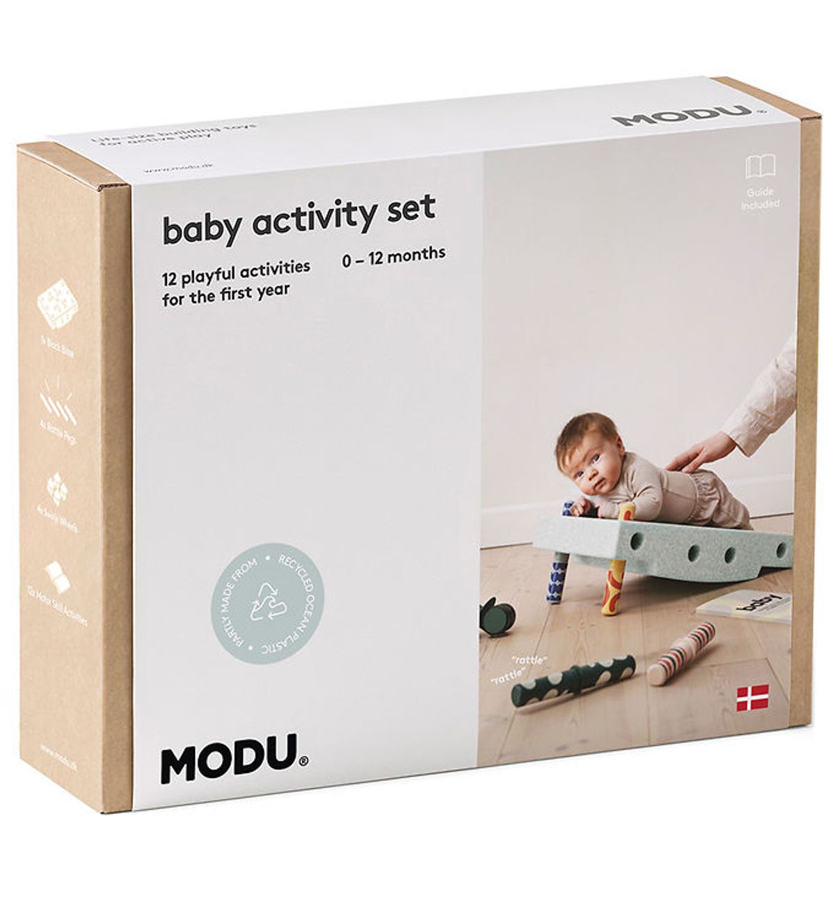 MODU Baby Activity Set - Ocean Mint/Forest Green