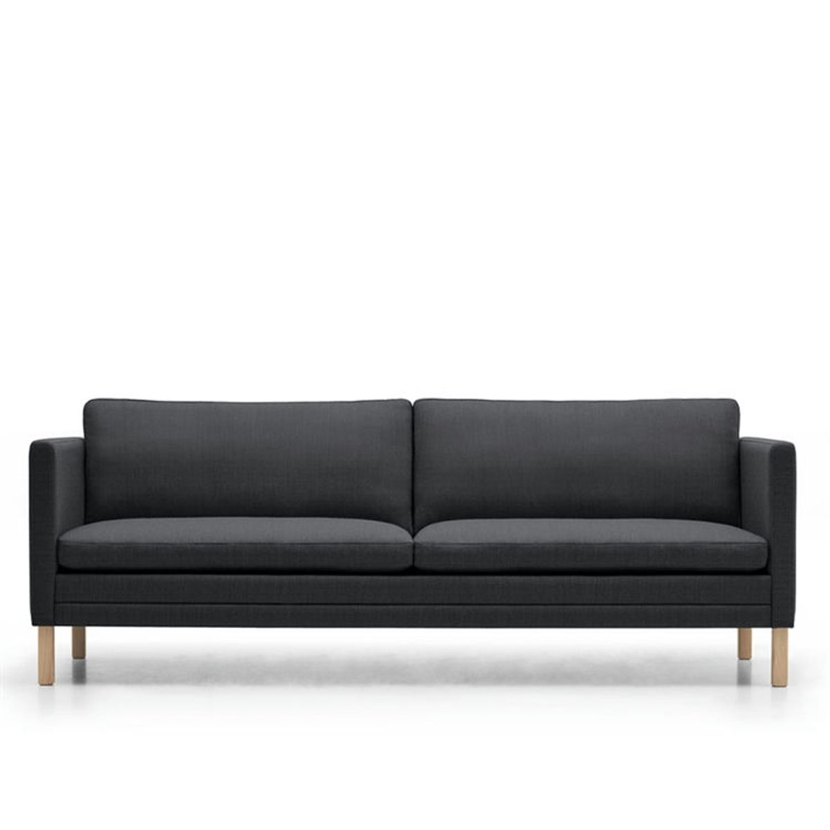 Mogens Hansen MH2614 Sofa Tekstil Mørkegrå/Sæbebehandlet Bøg (Mood 2101)