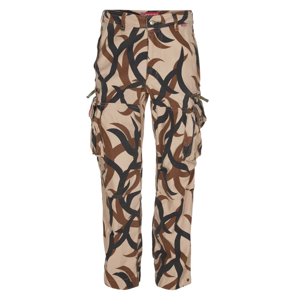 Molecule Comfy Combats Cargobukser Tribal camo