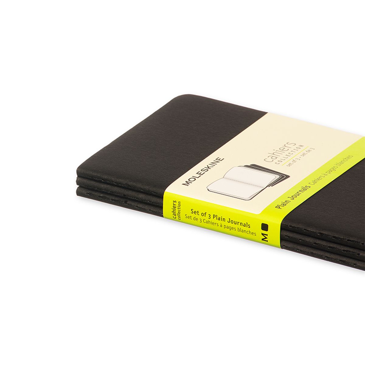 Moleskine Cahier Sort - Sort lomme bog