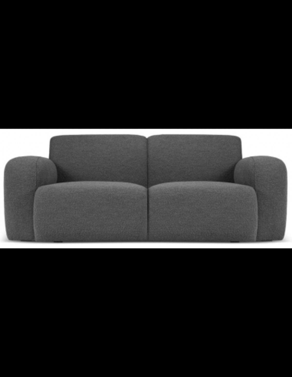 Molino 2-personers sofa i bouclé B170 x D95 cm - Mørkegrå