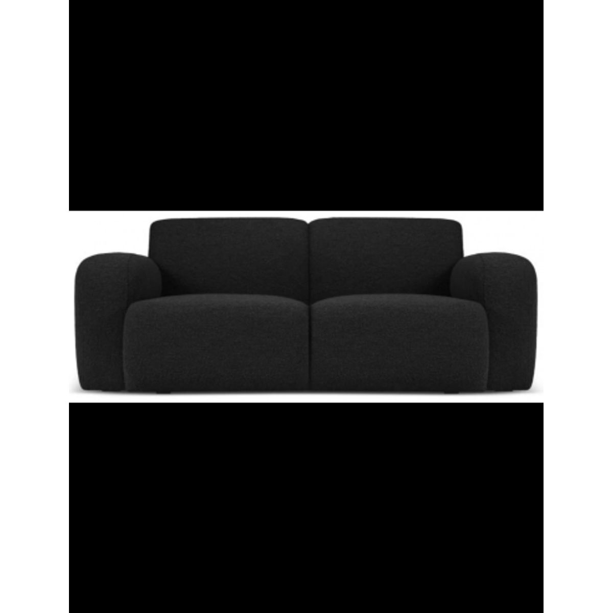 Molino 2-personers sofa i bouclé B170 x D95 cm - Sort