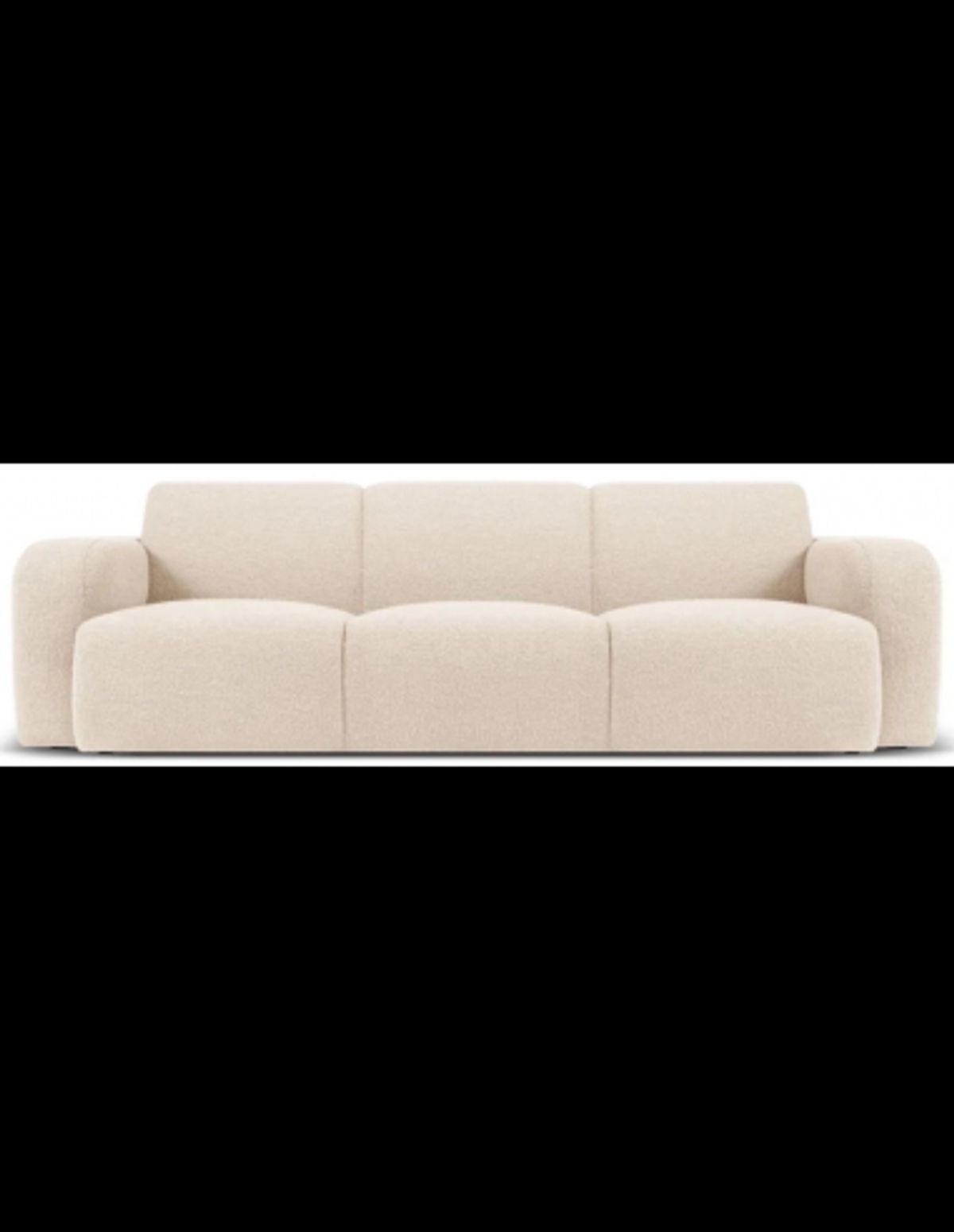 Molino 3-personers sofa i bouclé B235 x D95 cm - Beige