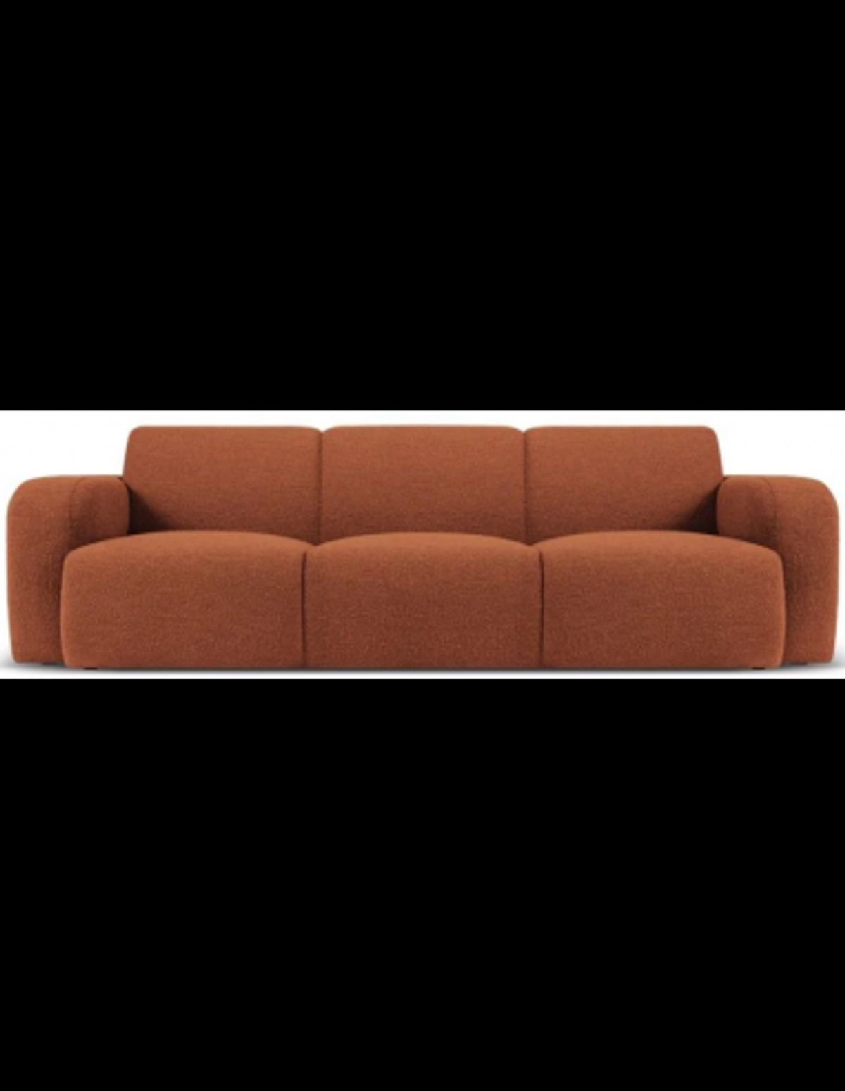 Molino 3-personers sofa i bouclé B235 x D95 cm - Brun