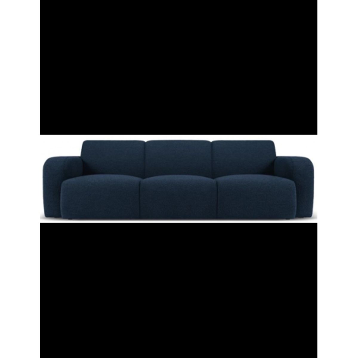 Molino 3-personers sofa i bouclé B235 x D95 cm - Mørkeblå