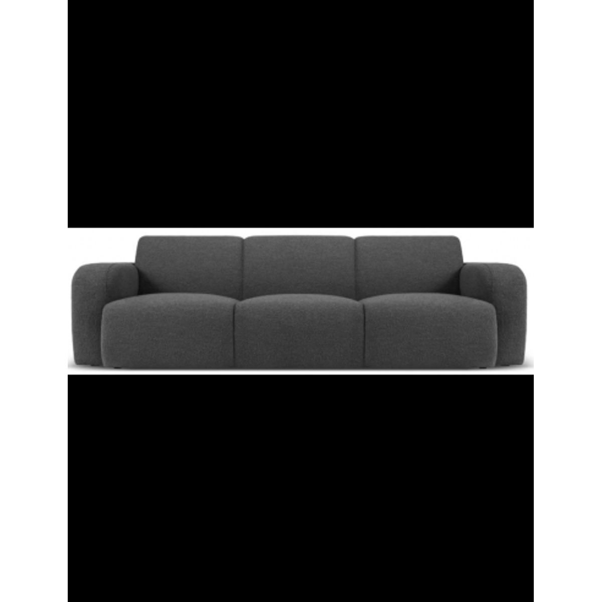 Molino 3-personers sofa i bouclé B235 x D95 cm - Mørkegrå