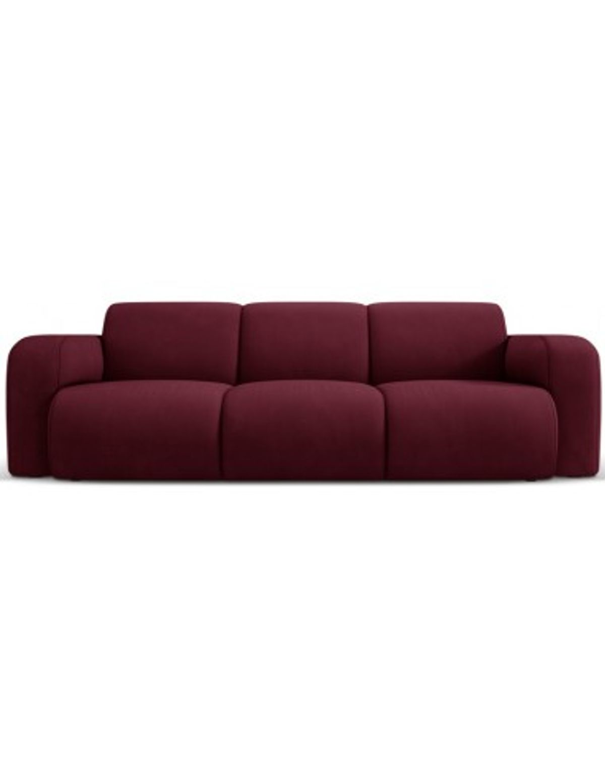 Molino 3-personers sofa i polyester B235 x D95 cm - Bordeaux