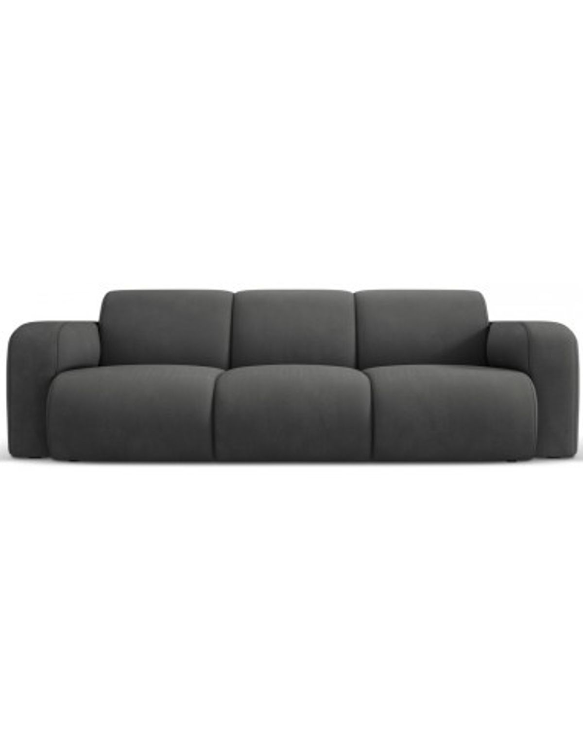 Molino 3-personers sofa i polyester B235 x D95 cm - Mørkegrå