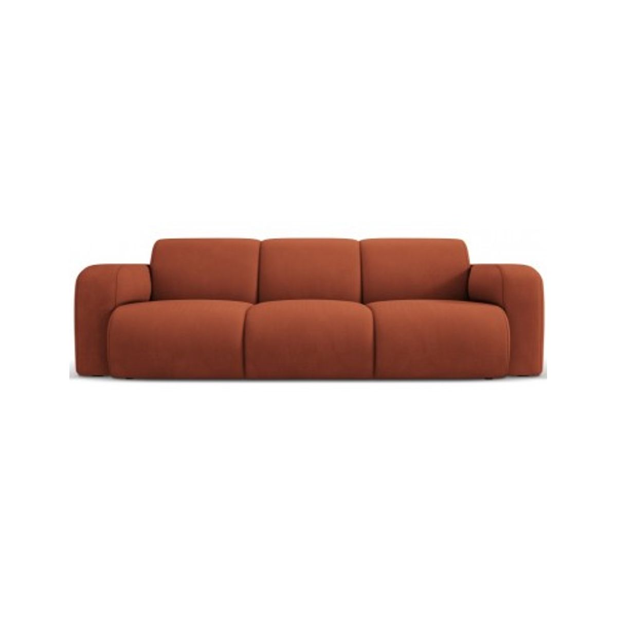 Molino 3-personers sofa i polyester B235 x D95 cm - Orange