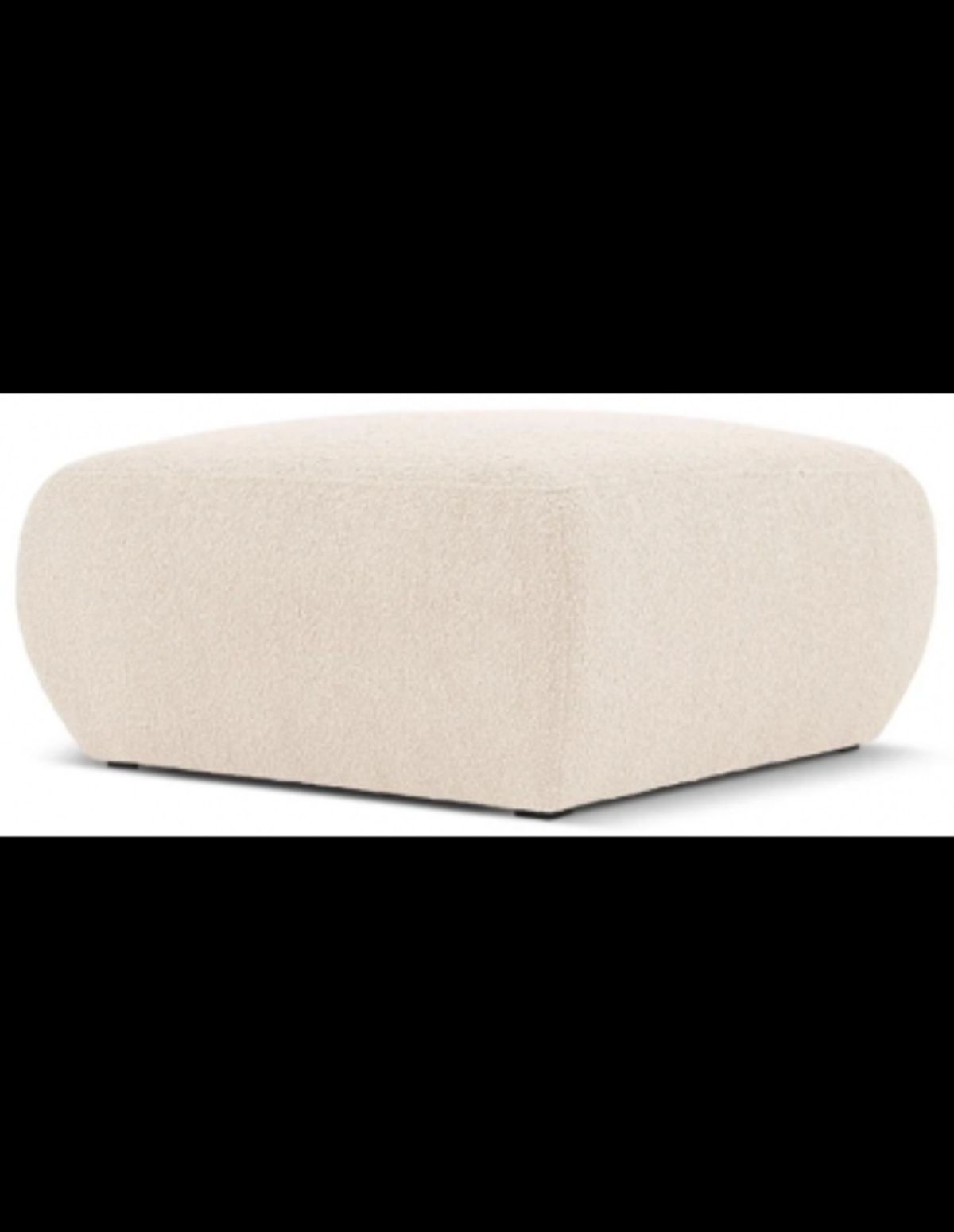 Molino puf til sofa i bouclé B75 x D75 cm - Beige