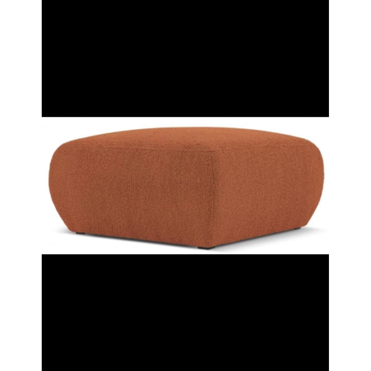 Molino puf til sofa i bouclé B75 x D75 cm - Brun