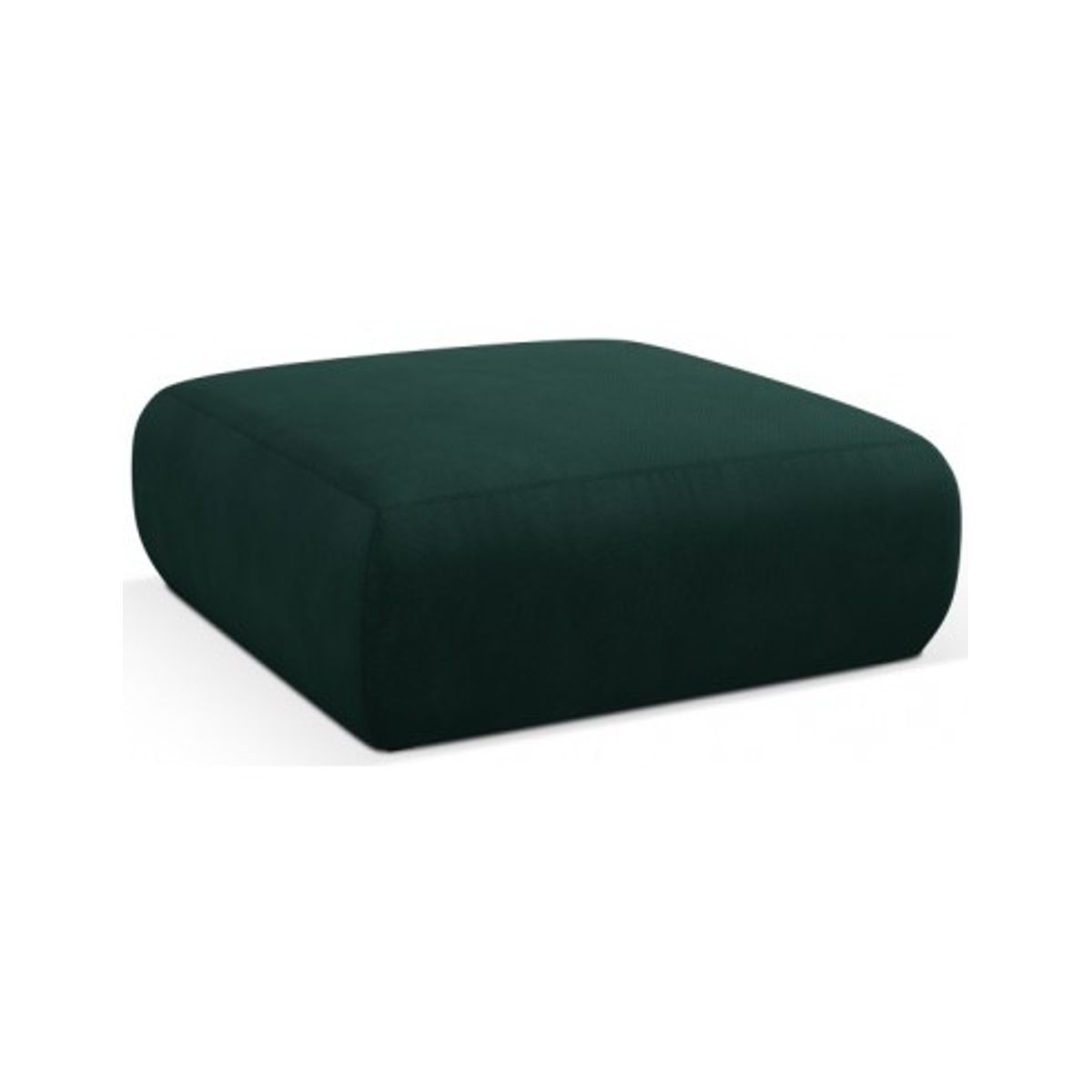 Molino puf til sofa i polyester B100 x D100 cm - Flaskegrøn