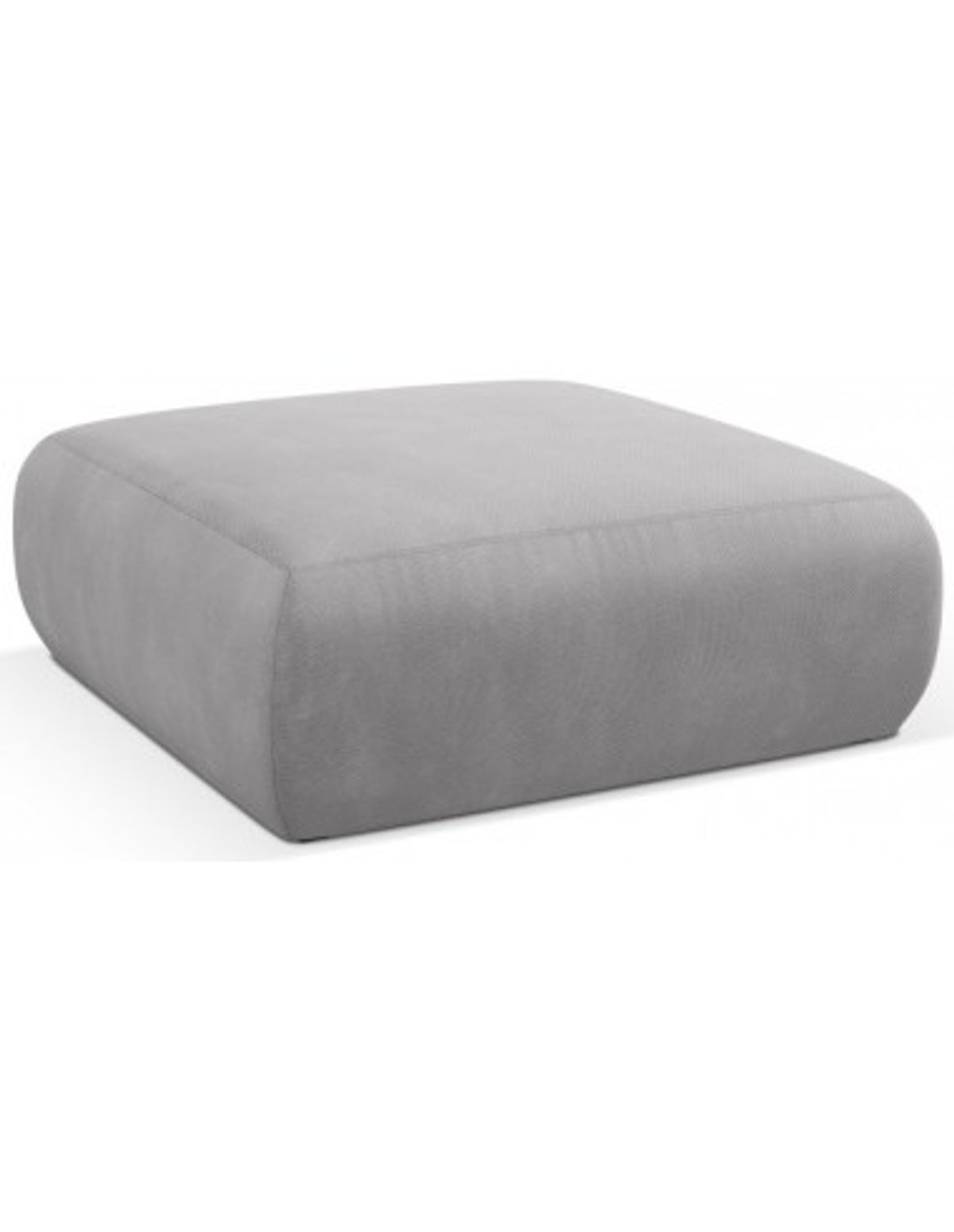 Molino puf til sofa i polyester B100 x D100 cm - Lysegrå