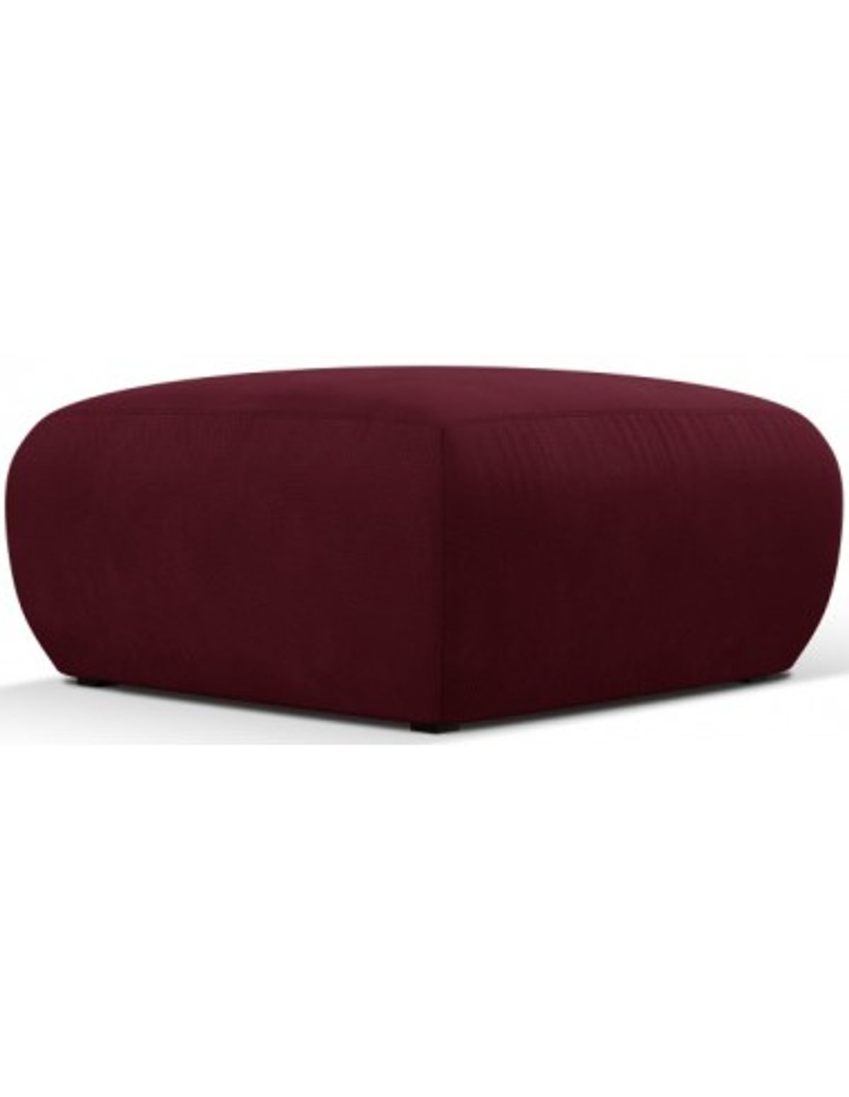 Molino puf til sofa i polyester B75 x D75 cm - Bordeaux