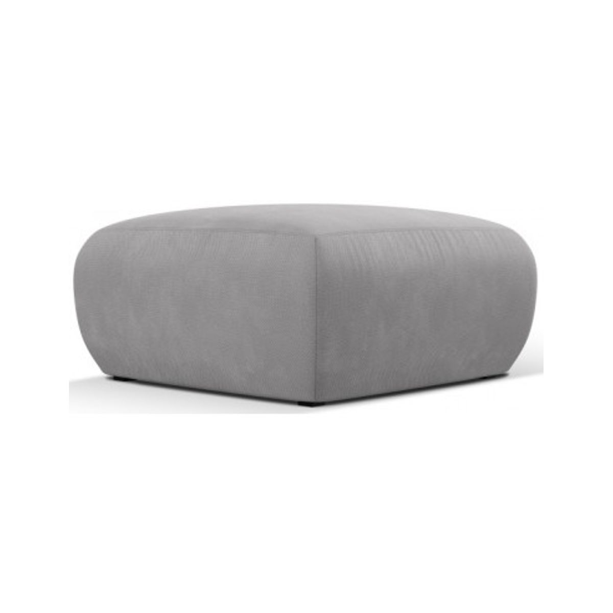 Molino puf til sofa i polyester B75 x D75 cm - Lysegrå