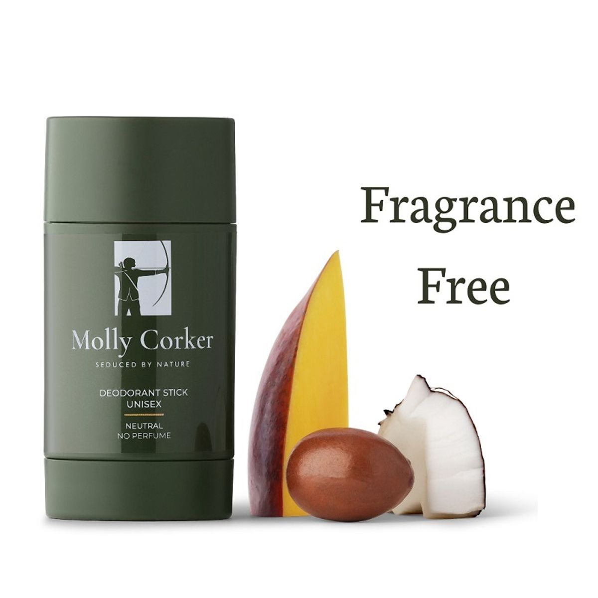 Molly Corker - Natural deodorant stick - fragrance free